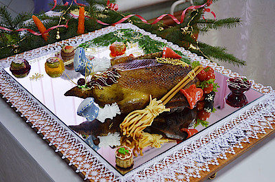 Новости Ливны -Блюдо победителя конкурса.