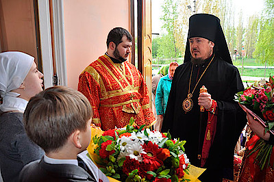 Новости Ливны -Встреча епископа Нектария.