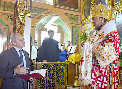 Новости Ливны -Соборное служение ливенских священников.