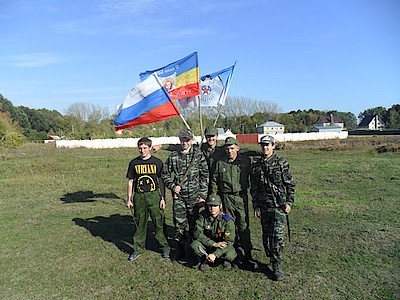 Новости Ливны -Юные казаки на сборах (фото автора).