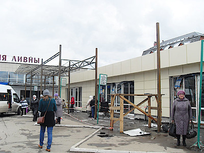 Новости Ливны -Перрон для пассажиров все смогут оценить в конце мая (фото автора).