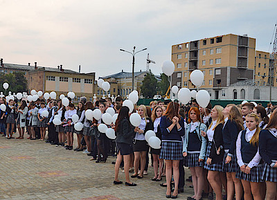 Новости Ливны -На митинге (фото автора).