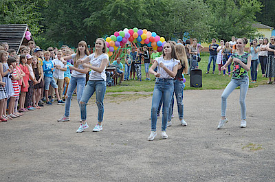 Новости Ливны -Момент концертной программы. Фото автора.