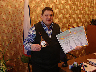 Новости Ливны -В. М. Демидов, руководитель ансамбля «Ливенские гармошки»