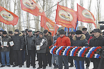 Новости Ливны -Митинг в в сквере воинов-интернационалистов. Фото автора.