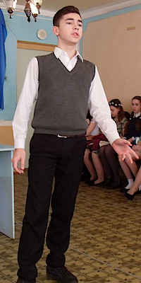 Новости Ливны -Антон Бахтин, лицей. Фото автора.