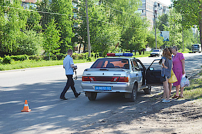 Новости Ливны -На месте ДТП (фото автора).