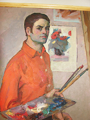 Новости Ливны -А. Мишин, автопортрет.