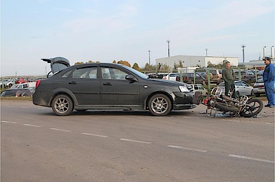 Новости Ливны -На месте аварии. Фото УГИБДД России по Орловской области.