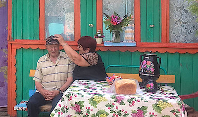 Новости Ливны -У самовара я и моя Валя!