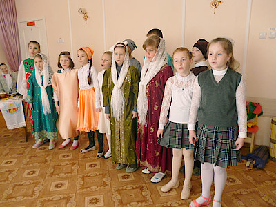 Новости Ливны -Момент утренника (фото автора).