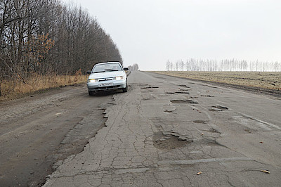 Новости Ливны -Дорога до Навесного (фото автора).