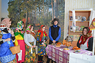 Новости Ливны -Рождественские посиделки (фото автора).