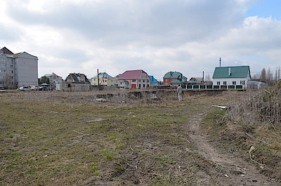 Новости Ливны -Котлован на ул. Гайдара (фото автора).