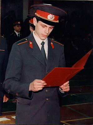 Новости Ливны -Леонид Дриманов (стоит в центре) среди сослуживцев, 1940 год.