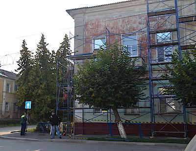 Новости Ливны -Ремонт дома на улице К.Маркса.