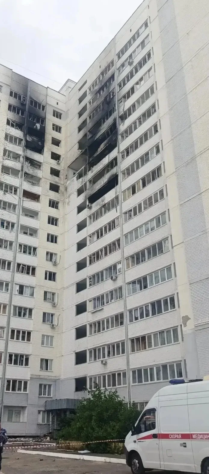 Почти 100 квартир и 40 машин пострадали в Орле во время воскресной вражеской атаки